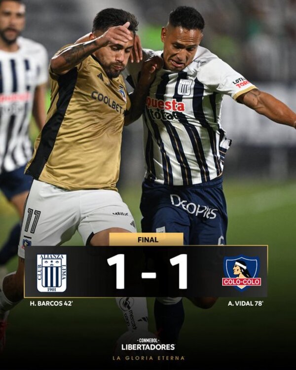 Alianza y Colo Colo sumaron un punto y Cerro queda firme segundo antes de visitar a Flu - La Tribuna