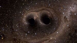 Telescopio Webb capta la fusión de agujeros negros más lejana y primitiva hasta ahora