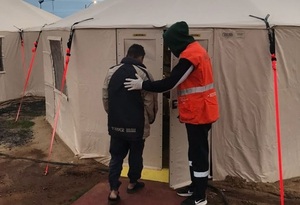 Albergue de Emergencia Nacional recibió a personas en situación de calle desde anoche