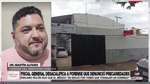 Médico forense dijo que no se callará y seguirá denunciando precariedades - Megacadena - Diario Digital