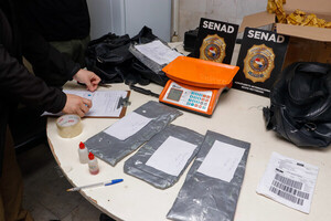 SENAD incauta cocaína oculta en carteras que iban como encomienda a España