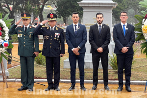 Con Desfile Cívico Estudiantil postergado, se realizó el tradicional Acto Oficial en homenaje a la Patria en Pedro Juan Caballero - El Nordestino