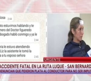 Caso hijo de Llano: Abogado del conductor denuncia pedido de coima - Paraguay.com