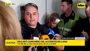 Video: camionero procesado por accidente fatal obtuvo medidas alternativas  - ABC Noticias - ABC Color
