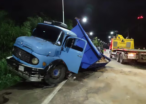 Accidente en ruta Luque-Samber: Conductor del camión fue liberado bajo fianza - trece
