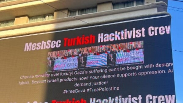Experto alerta sobre ataque de hacktivistas pro-Palestina en carteles publicitarios