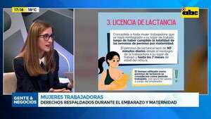 Mujeres trabajadoras: derechos respaldados durante el embarazo y maternidad - Gente & Negocios - ABC Color