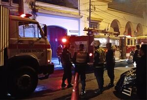 Llamativo incendio en oficina de la Caja de Jubilados Municipales en el microcentro - Megacadena - Diario Digital