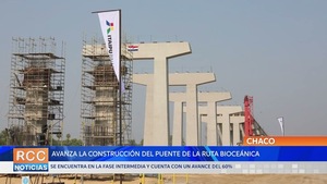 Avanza a paso firme la construcción del puente de la Ruta Bioceánica entre Paraguay y Brasil