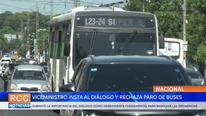 Viceministro insta al diálogo y rechaza paro de buses como medida de presión