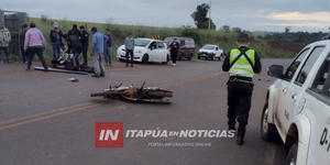 CHOQUE ENTRE MOTOCICLETAS DEJÓ UN HERIDO EN MAYOR OTAÑO  - Itapúa Noticias