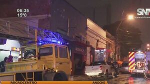 Incendio en Caja de Jubilaciones Municipales - SNT