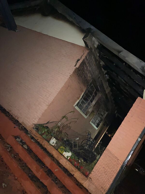 Vivienda de educador quedó reducida a cenizas en San Rafael del Paraná