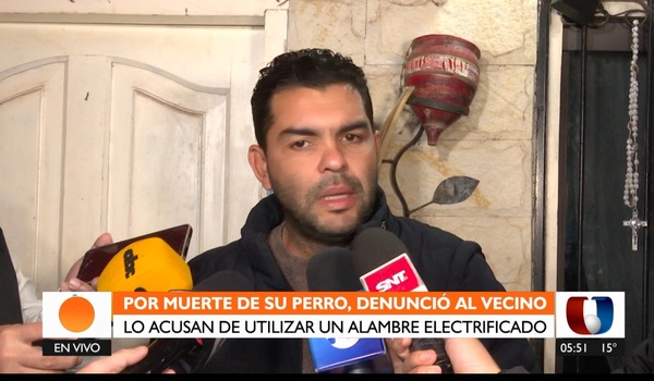 Familia denuncia que vecino causó muerte de su perro con alambre electrificado - Unicanal