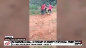 Vecinos de Luque atraparon a un presunto ladrón y lo molieron a golpes - Megacadena - Diario Digital