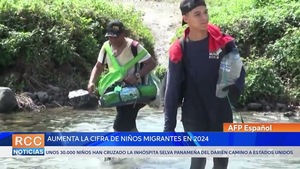 Cifra de niños migrantes que cruzaron selva panameña rumbo a EEUU se disparó en 2024
