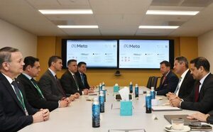 Peña busca posicionar a Paraguay como centro de integración tecnológica en reunión con ejecutivos de Meta - El Trueno