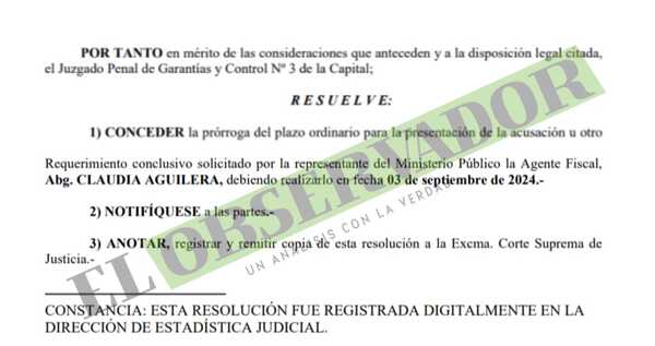 Conceden prórroga para investigar feminicidio de Laura Susana Giménez