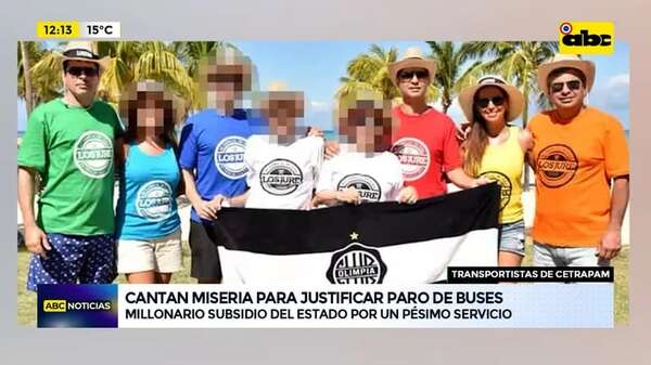 Cetrapam: cantan miseria para justificar paro de buses - ABC Noticias - ABC Color
