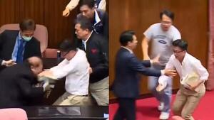 ¡Insólito! Diputado de Taiwan robó proyecto de ley y huyó