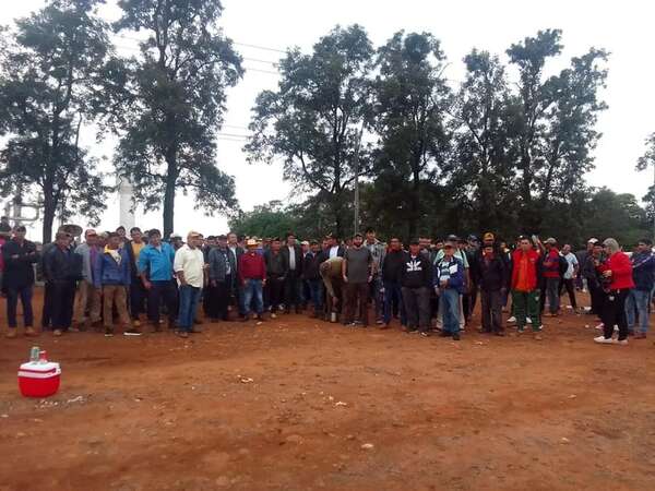 Mandioqueros se movilizan para pedir mejor precio del producto - Nacionales - ABC Color