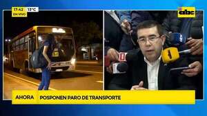 Video: postergan el paro de Transporte por 22 días - ABC Noticias - ABC Color