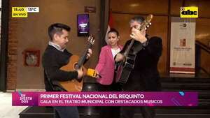 Primer Festival Nacional del Requinto: gala en el Teatro Municipal con destacados músicos  - Ensiestados - ABC Color