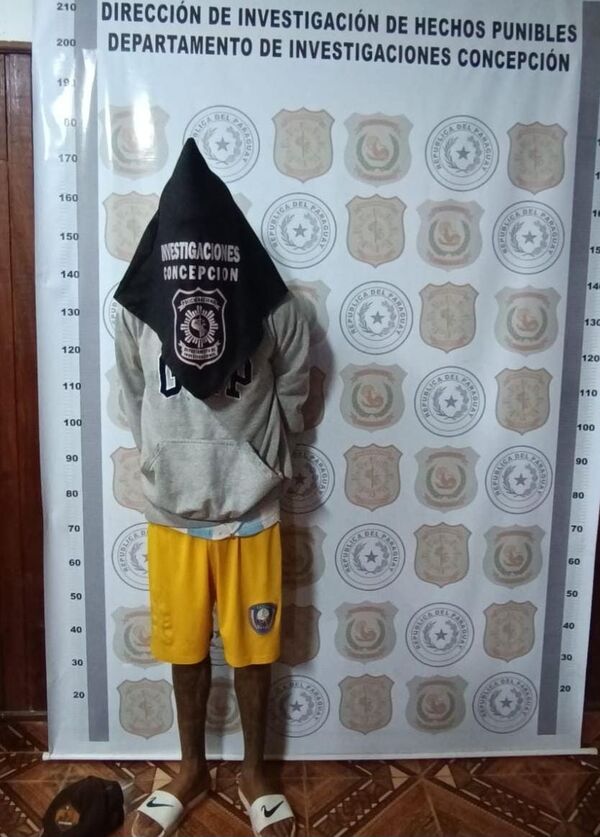 Detención de presunto autor de hurto agravado de motocicleta en Concepción