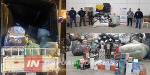 INCAUTAN CAMIÓN CON MERCADERÍAS SUPUESTAMENTE DE CONTRABANDO EN ENCARNACIÓN - Itapúa Noticias