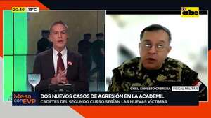 Video: fiscal militar sobre los dos nuevos casos de agresión a cadetes en Academil - Mesa de Periodistas - ABC Color