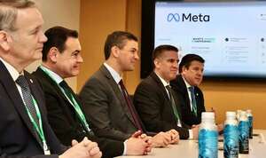 Peña se reunió con ejecutivos de Meta y Google y habla de “posibles inversiones” - Política - ABC Color