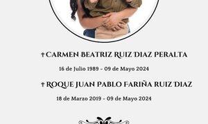 Velarán a escribana y a su hijo