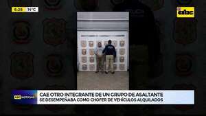 Video: cae otro integrante de un grupo de asaltantes  - ABC Noticias - ABC Color
