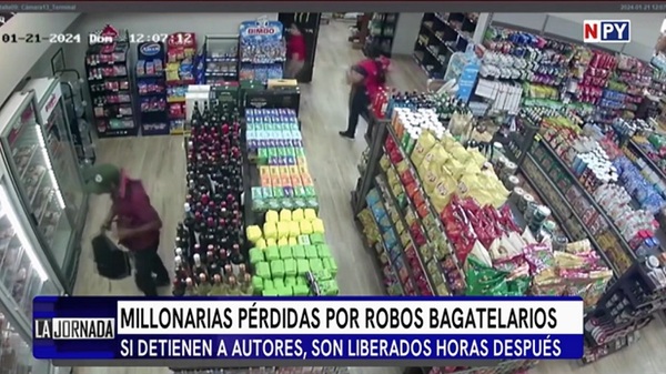 Comercios denuncian millonarias pérdidas por robos bagatelarios - Noticias Paraguay