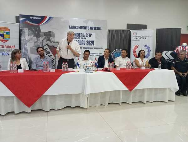 Paraguay listo para disputar la Copa del Mundo de C17 en Fútbol de Salón