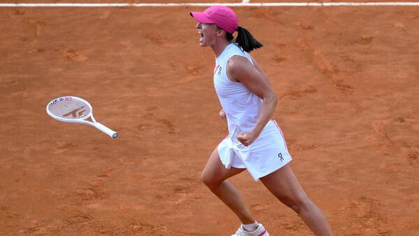 Swiatek, triple campeona en Roma
