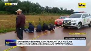 Los Cedrales - Alto Paraná: enfrentamiento deja un abatido y dos heridos - ABC Noticias - ABC Color