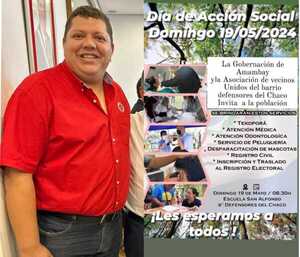 Gobernador y seccionaleros van utilizar escuela de PJC para hacer política en Amambay