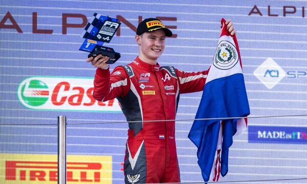 Paraguay hace historia al llegar al podio de la fórmula 2