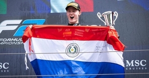 Joshua Duerksen hace historia como el primer paraguayo en subir al podio en F2