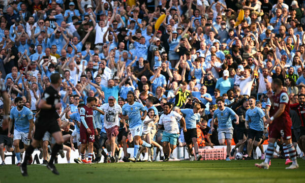 Manchester City gana la Premier League por cuarto año consecutivo