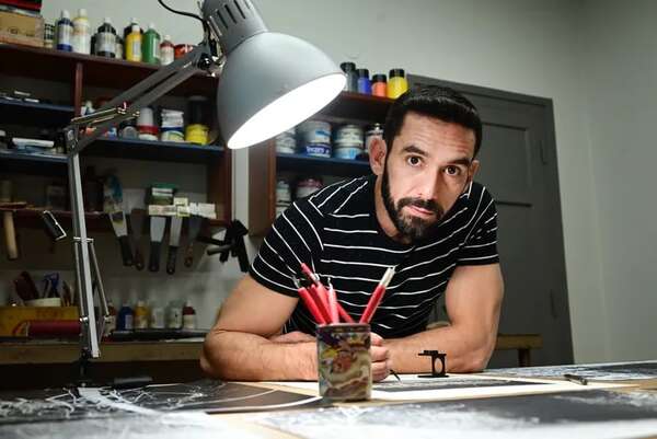 El arte de Luvier Casali: dibujar con luz - ABC Revista - ABC Color