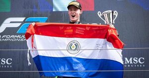 ¡Histórico! Joshua Duerksen, primer paraguayo en podio de Fórmula 2