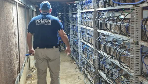 Incautan máquinas de criptominería en propiedad de un ex diputado