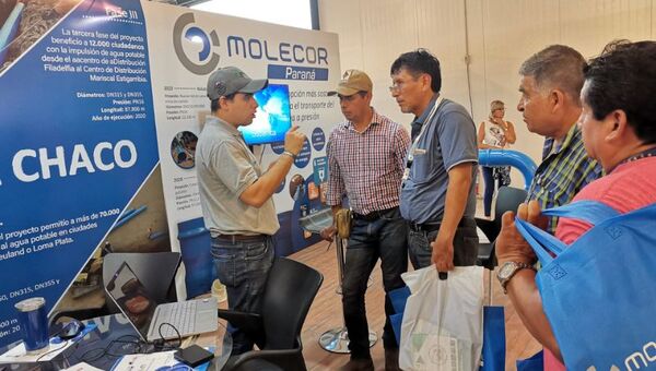 Molecor Paraná, la referente en fabricación de caños, en Expo Pioneros del Chaco
