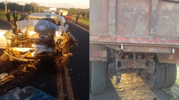 Un fallecido en accidente en Carmen del Paraná