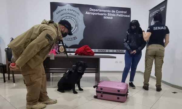 SENAD detuvo a «mula» y reclutador que intentaron enviar cocaína a España