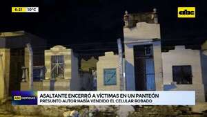 Video: Asaltante encerró a víctimas en un panteón  - ABC Noticias - ABC Color