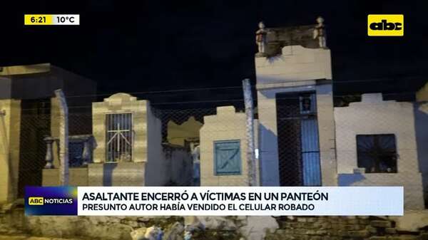 Video: Asaltante encerró a víctimas en un panteón - ABC Noticias - ABC Color