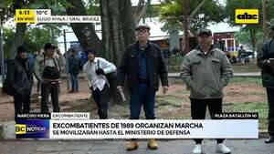 Video: Excombatientes del ‘89 marchan para exigir respuestas del Gobierno - ABC Noticias - ABC Color